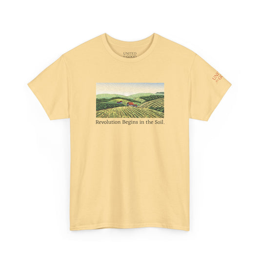 UNITED FOR GOOD Classic Cotton Tee: Soil Revolution
