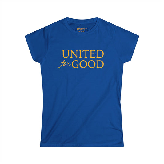 UNITED FOR GOOD Women's Tee in Five Colors