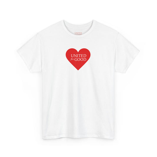 UNITED FOR GOOD Classic Cotton Tee: <3 (UforG)