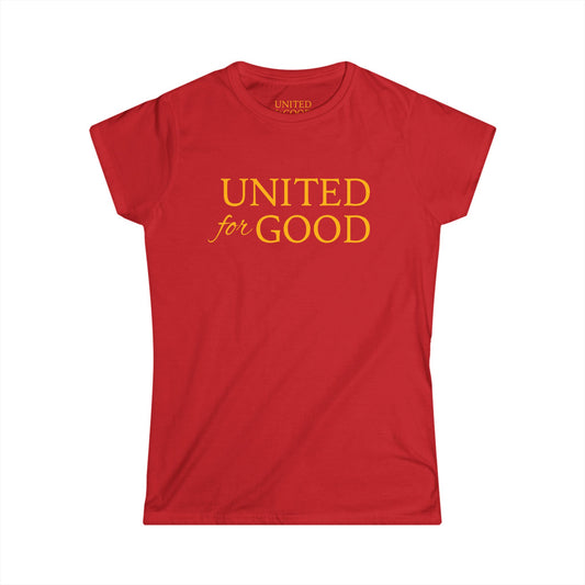 UNITED FOR GOOD Women's Tee in Five Colors