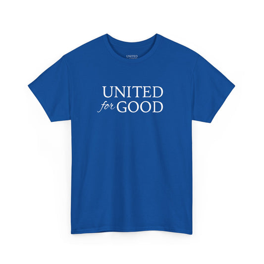 UNITED FOR GOOD Classic Cotton Tee in Nine Colors