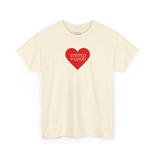 UNITED FOR GOOD Classic Cotton Tee: <3 (UforG)