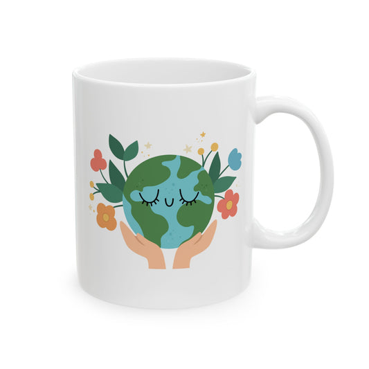 UNITED FOR GOOD Ceramic Mug: Peaceful Planet