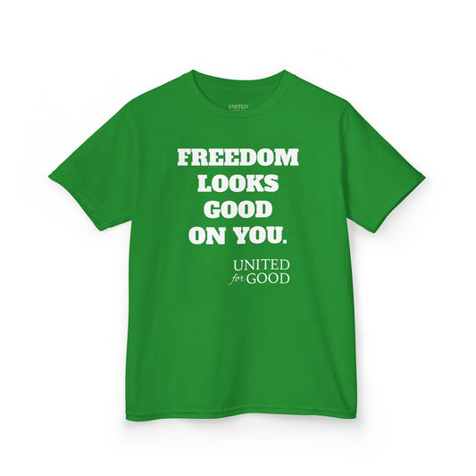 UNITED FOR GOOD  Youth Cotton Tee: Freedom