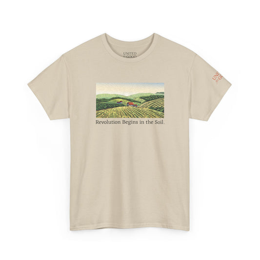 UNITED FOR GOOD Classic Cotton Tee: Soil Revolution