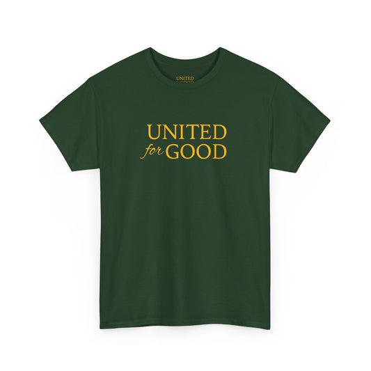 UNITED FOR GOOD Classic Cotton Tee in Eight Colors