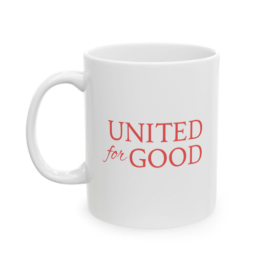 UNITED FOR GOOD Ceramic Mug: Peaceful Planet