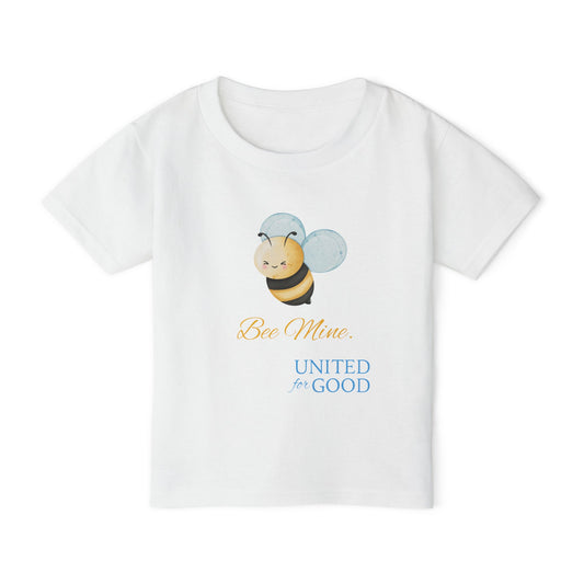 UNITED FOR GOOD Cotton Toddler Tee: Bee Mine.