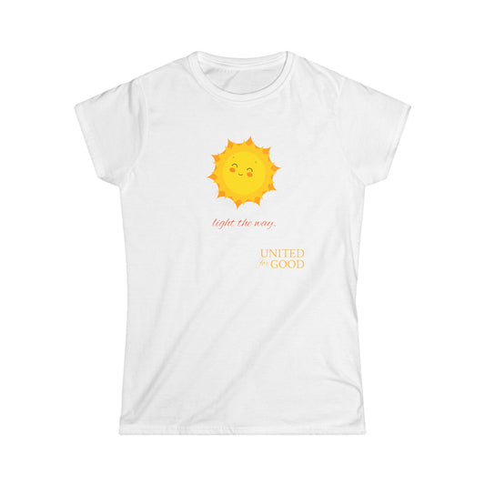 UNITED FOR GOOD Women's Tee: Light the way.